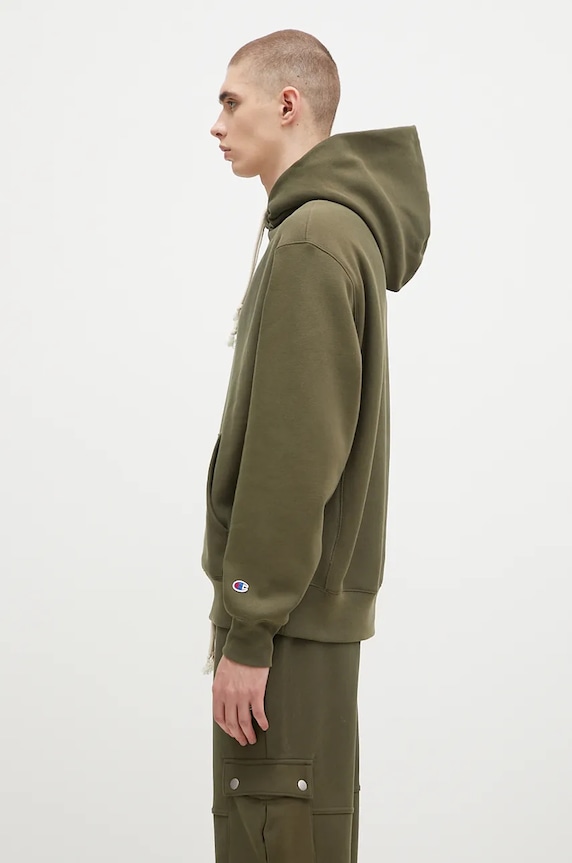 Кофта Champion Hooded Sweatshirt 220705 зелений AW24