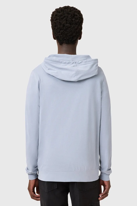 Bavlněná mikina AllSaints BRACE modrá M032JB
