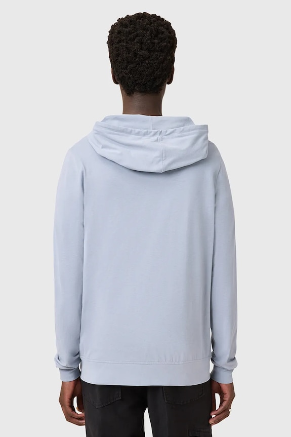 Bavlněná mikina AllSaints BRACE modrá M032JB