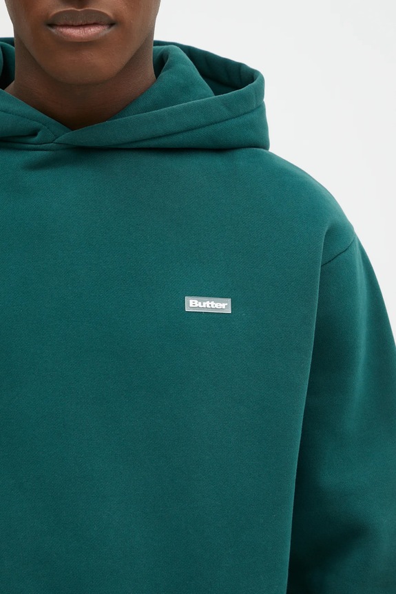 Butter Goods bluza Basic Pullover Hood verde BG243203