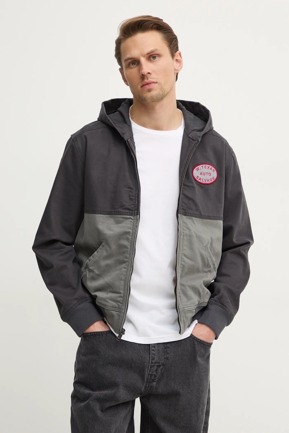 Hollister Co. geaca cu captuseala gri KI332.4146.901