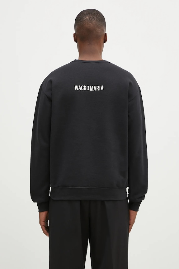 Dukserica Wacko Maria Tim Lehi bez uzorka crna 24FW.WMC.SS18