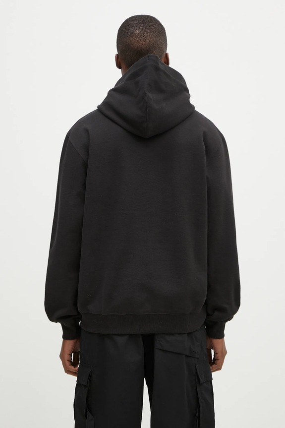 Îmbrăcăminte Maharishi hanorac de bumbac Maharishi Organic Hooded Sweat 4622.BLACK negru