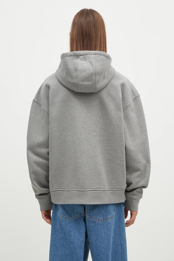 Одежда Хлопковая кофта Maison Kitsuné Varsity NM00702KM0326 серый