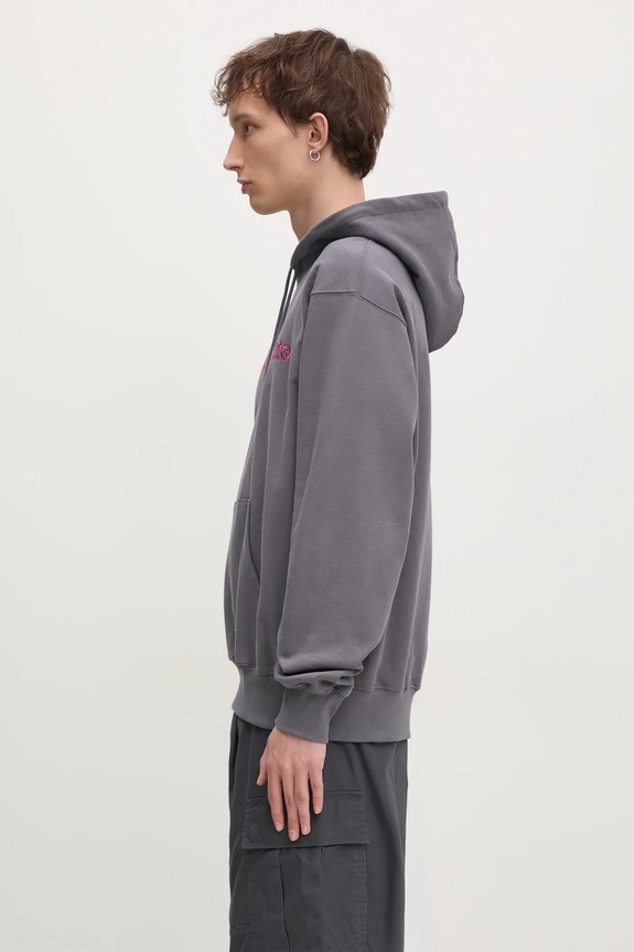 thisisneverthat hanorac de bumbac T-Logo Hoodie TN243TSWHO01 gri AW24