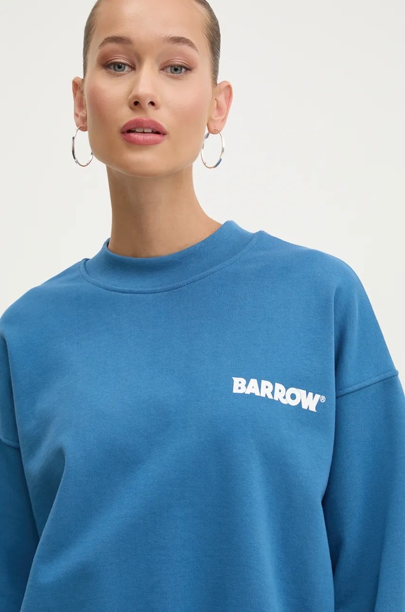 Odzież Barrow bluza F4BWUASW133 niebieski