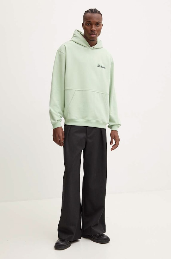 Filling Pieces bluza bawełniana 80614086001 zielony AW24
