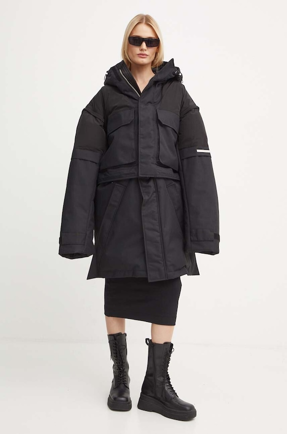 Bunda Heliot Emil HE.02.098.BLK01 čierna AW24