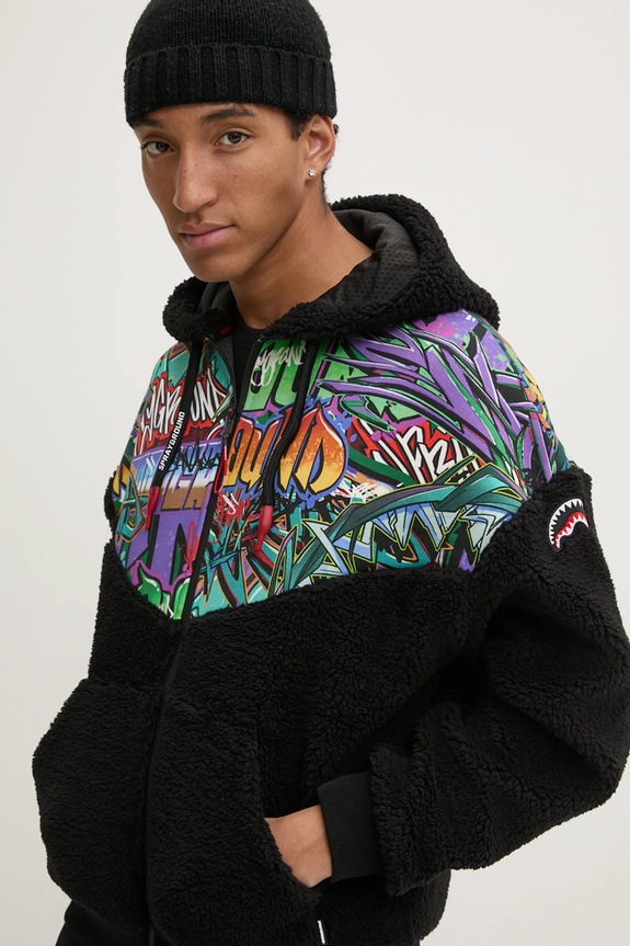 Sprayground bluza polarowa czarny SP373