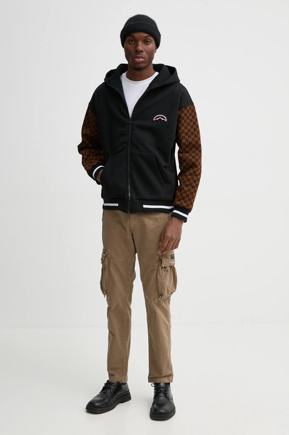 Pamučna dukserica Sprayground crna SP647CHECK