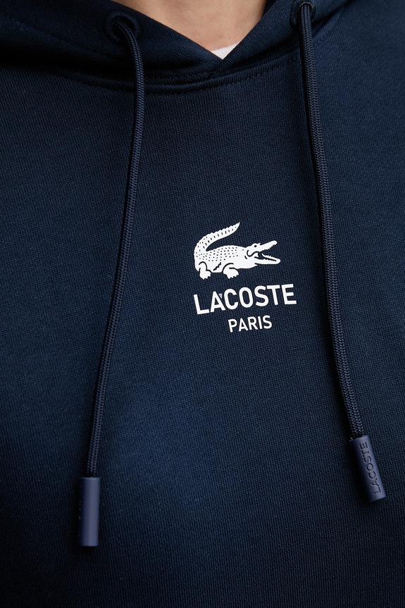 Lacoste bluza z kapturem bawełniana SH2740