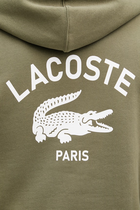Lacoste bluza z kapturem bawełniana SH2740