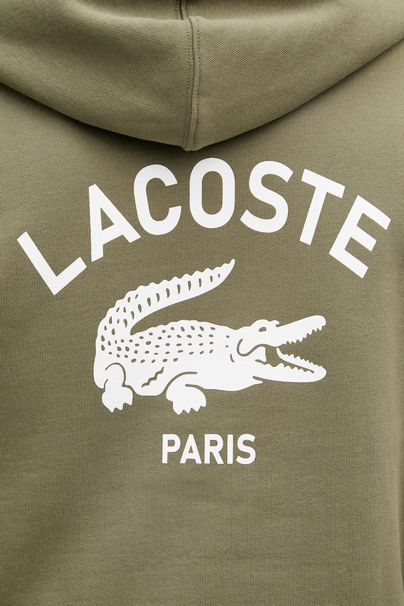 Lacoste bluza z kapturem bawełniana SH2740