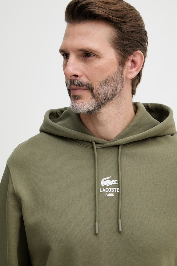 Lacoste bluza z kapturem bawełniana SH2740