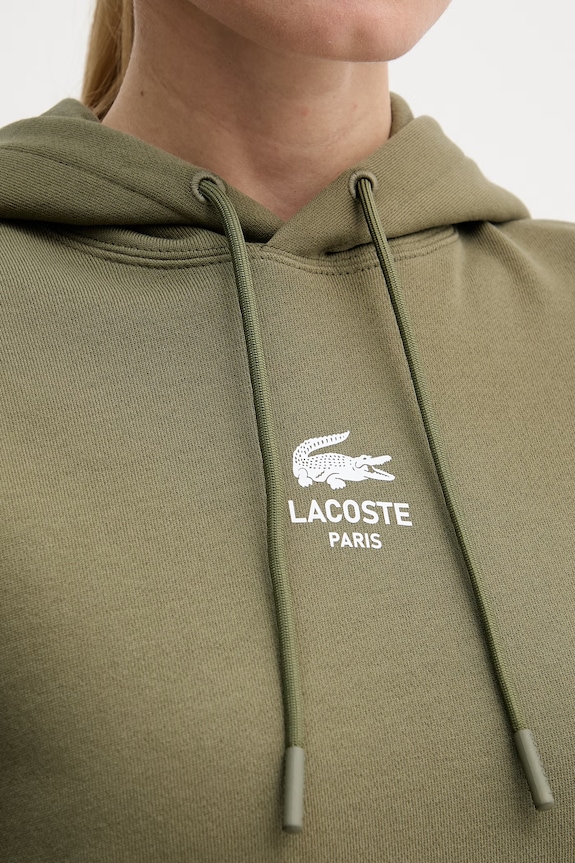 Lacoste bluza z kapturem bawełniana SH2740