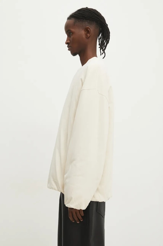 Бавовняна кофта A.P.C. Kook COHFL.M27945.AAD бежевий AW24