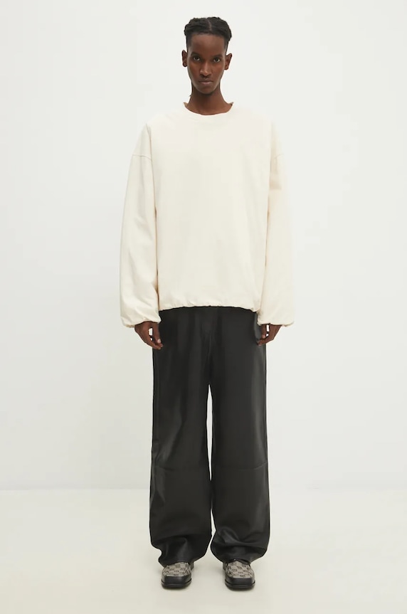 Бавовняна кофта A.P.C. Kook COHFL.M27945.AAD бежевий