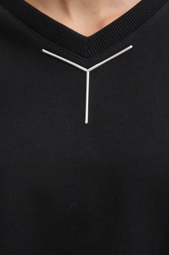 Хлопковая кофта Y/Project Y CHROME SWEATSHIRT 204SH004