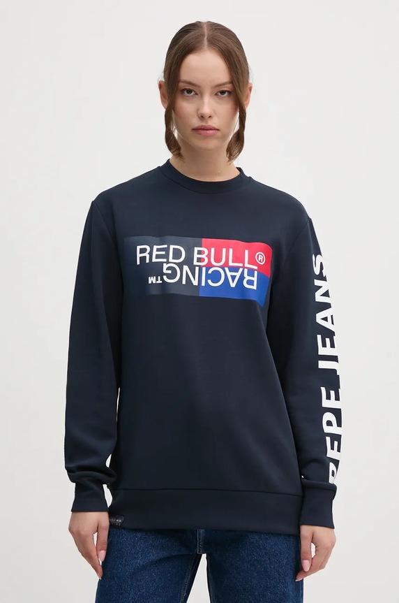 Pepe Jeans bluză Red Bull Racing x Pepe Jeans RU580007 bleumarin