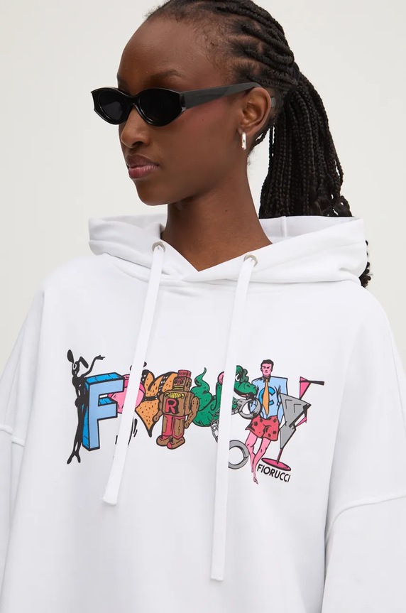Pamučna dukserica Fiorucci U01FMSHO092CJ05WH02
