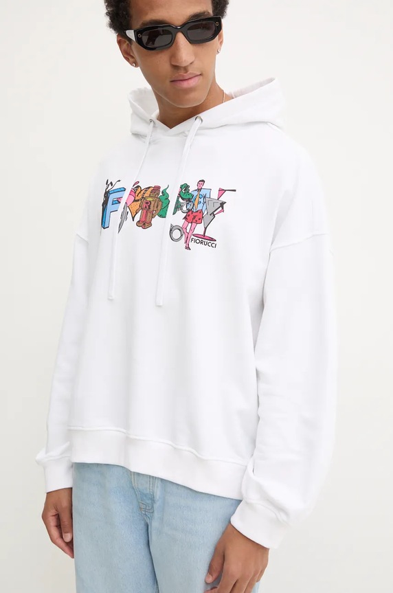 Pamučna dukserica Fiorucci U01FMSHO092CJ05WH02