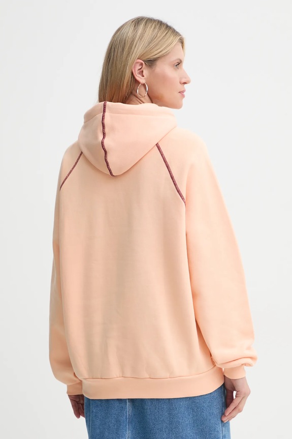 Βαμβακερή μπλούζα Sunnei RTWXJER017 πορτοκαλί