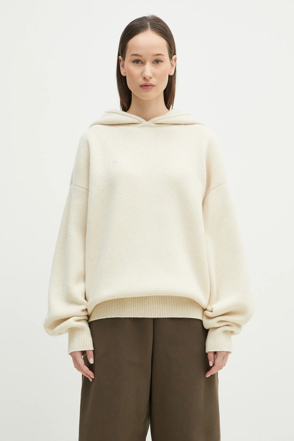 Pangaia cashmere jumper 10002216 beige SS25