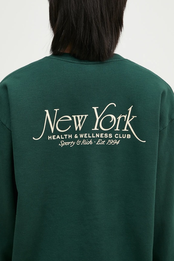 Sporty & Rich cotton sweatshirt NY 94 ST071506034GR10