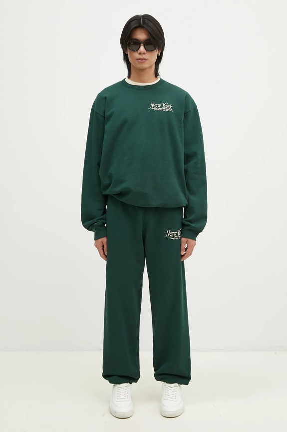 Sporty & Rich cotton sweatshirt NY 94 ST071506034GR10