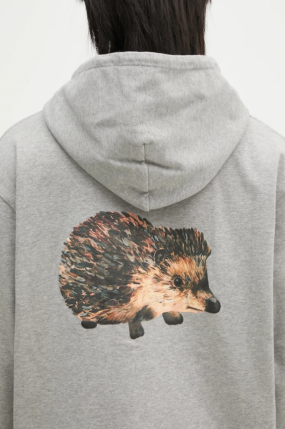 Bavlnená mikina JW Anderson Prickly Back Print Hoodie JW0210.PG1668.905