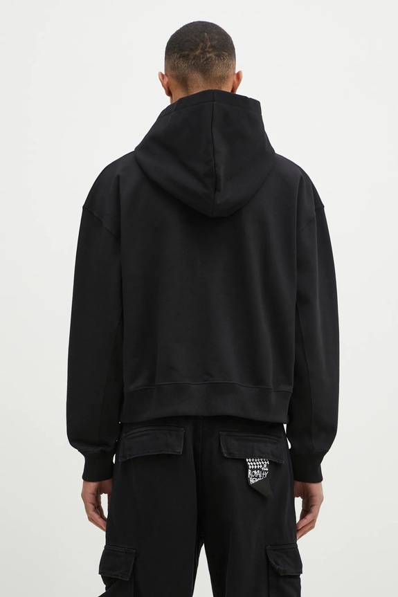 JW Anderson cotton sweatshirt Anchor Logo Hoodie JW0183.PG1631.999 black