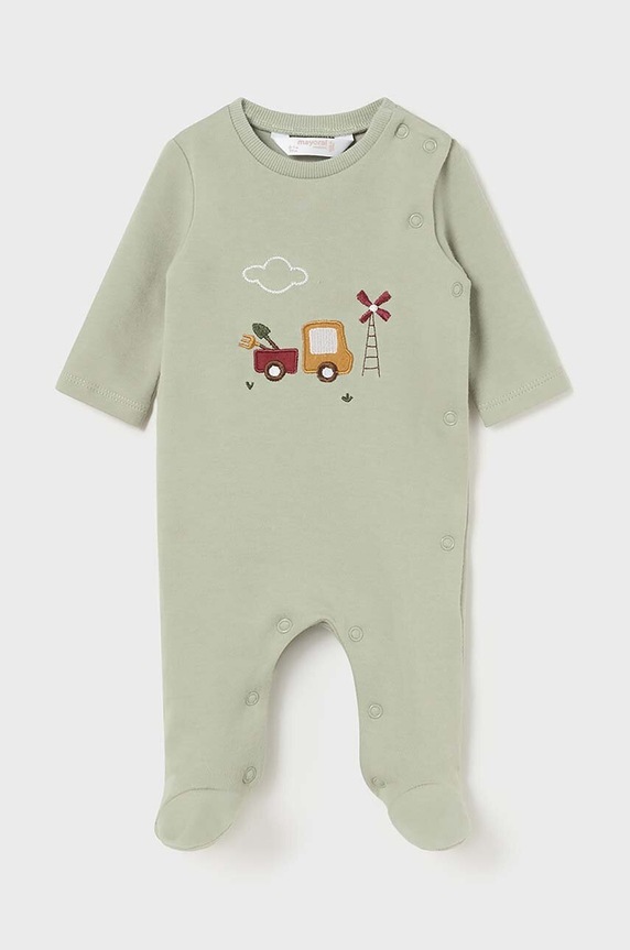 Kombinezon za bebe Mayoral Newborn 2796.1H.Newborn.9BYH zelena AW24