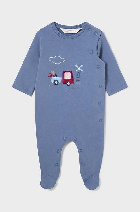 Kombinezon za bebe Mayoral Newborn 2796.1H.Newborn.9BYH plava AW24