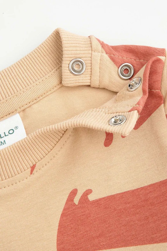 Fiú Coccodrillo pamut baba body ZC4112103BBN bézs