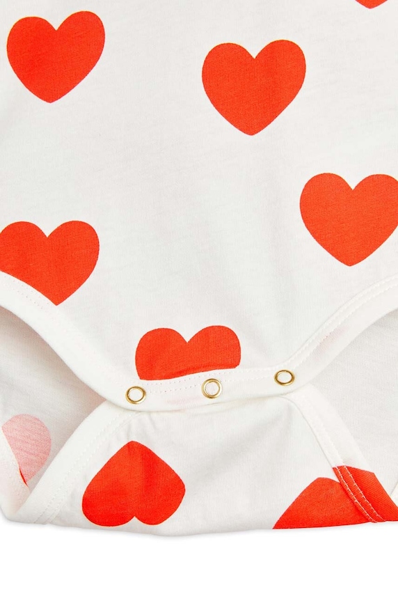Mini Rodini body neoanto Hearts bianco 2464010142