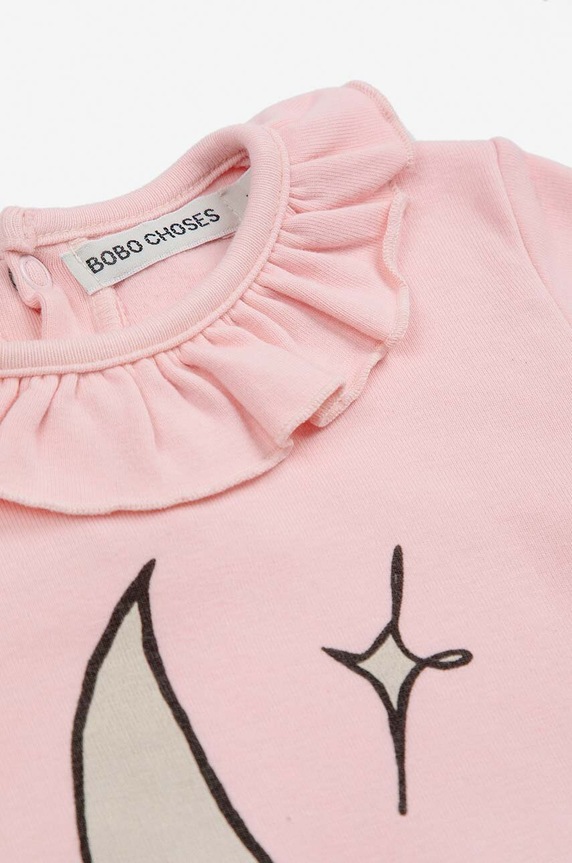 Bobo Choses gyerek body Beneath The Moon 224AB010 rózsaszín AW24