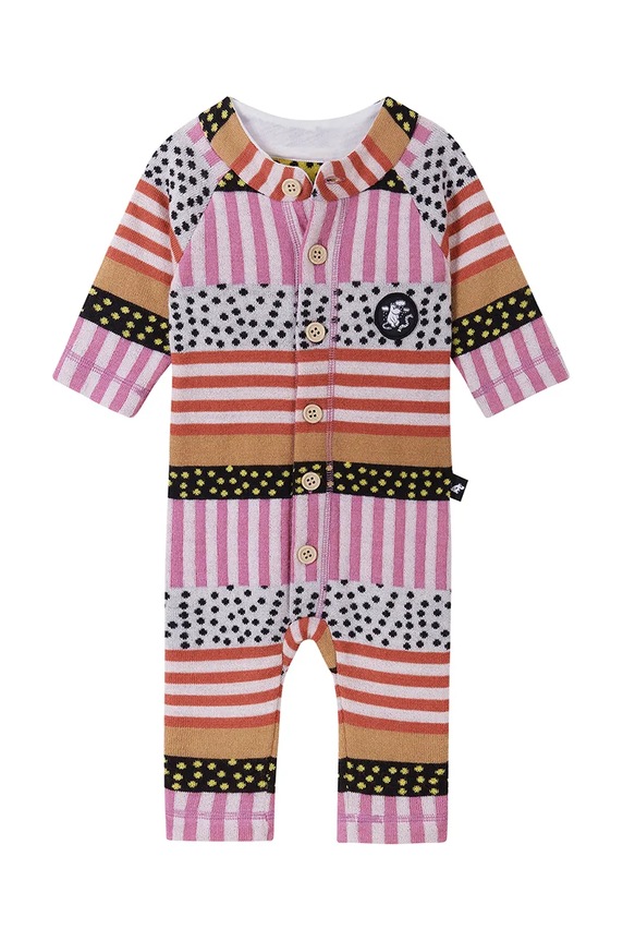 Reima rampers niemowlęcy Moomin Mysig Produkt niemowlęcy różowy 5200284B.G.9BYH