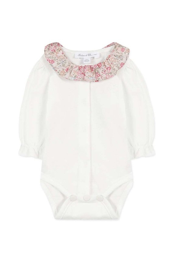 Tartine et Chocolat body din bumbac pentru bebelusi TZ11030.80.86 alb AW24