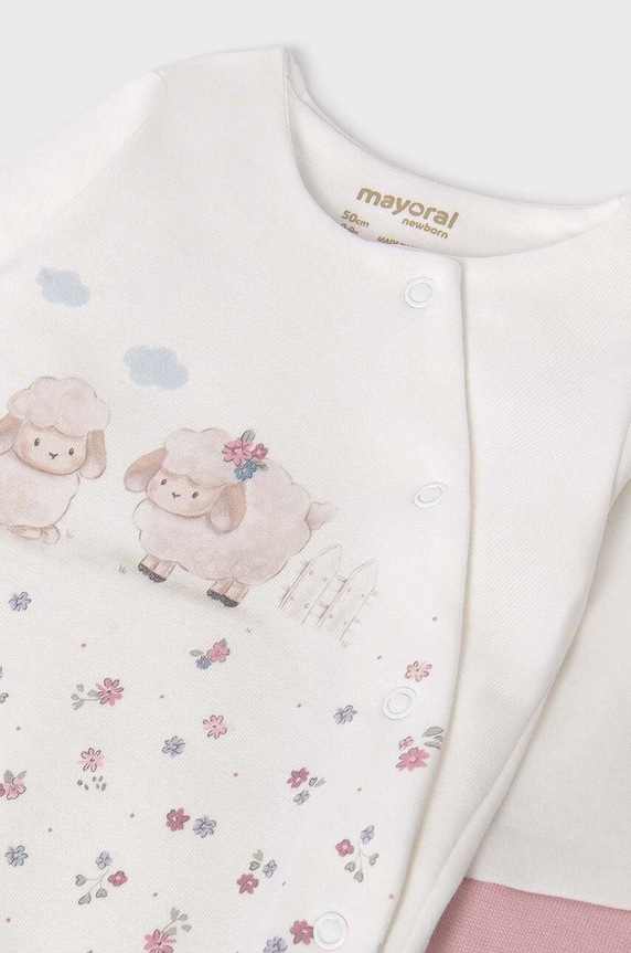 Mayoral Newborn śpioszki niemowlęce 9516.1E.Newborn.G.9BYH różowy AW24
