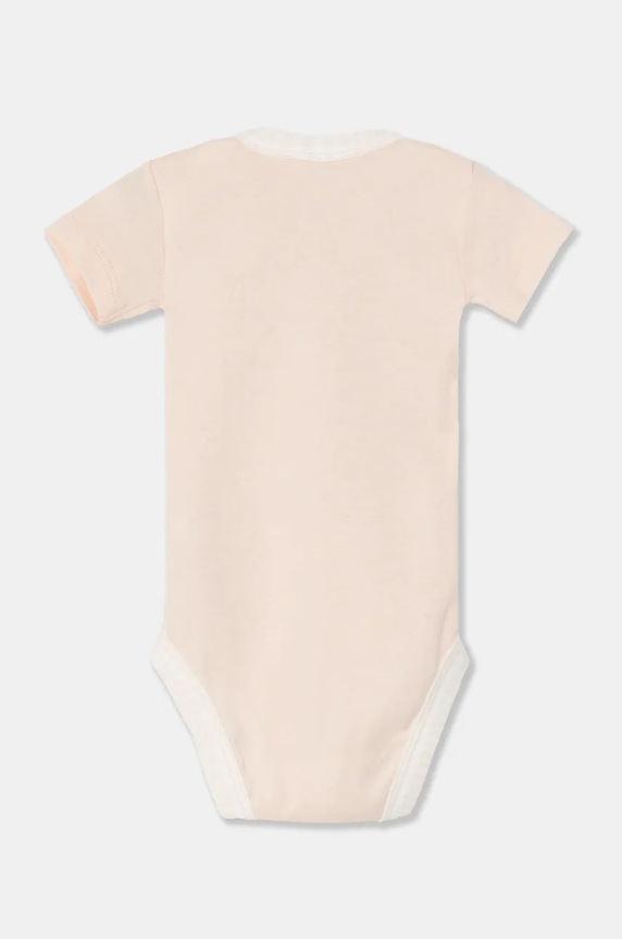 United Colors of Benetton body bawełniane niemowlęce 2-pack pomarańczowy 3GI70B00S.G.W.Seasonal