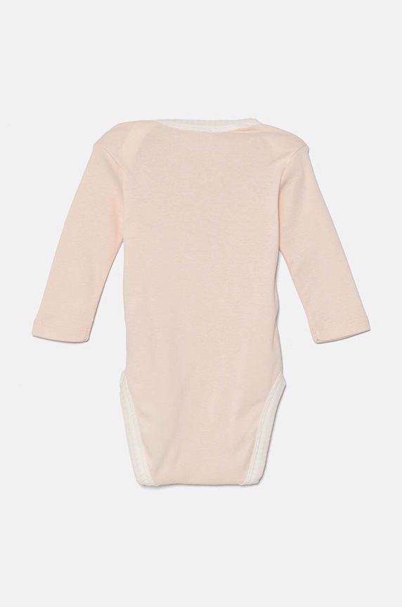 United Colors of Benetton body bawełniane niemowlęce 2-pack różowy 3GI70B00R.G.W.Seasonal