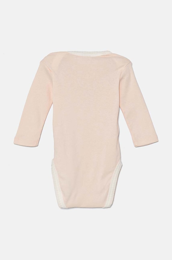 United Colors of Benetton body bawełniane niemowlęce 2-pack różowy 3GI70B00R.G.W.Seasonal