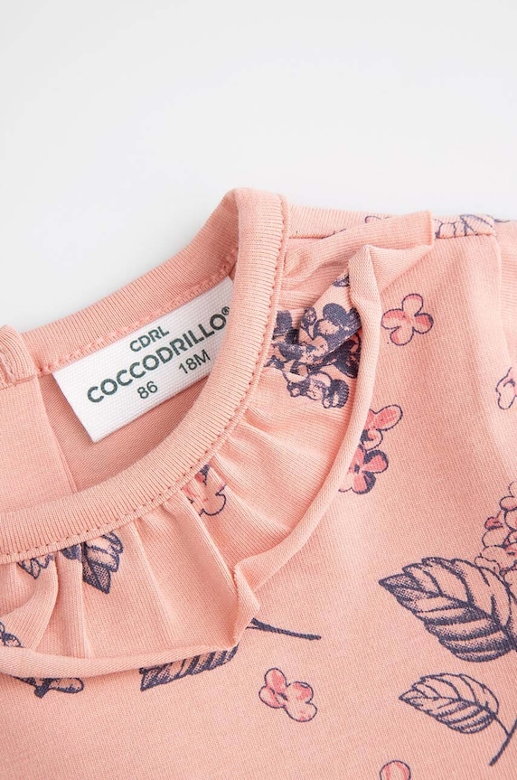 Fete Coccodrillo body bebe ZC4112102FGN roz