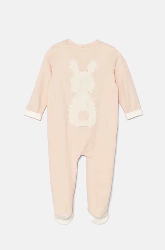 United Colors of Benetton śpioszki niemowlęce 3DKE0T01X.W.Seasonal różowy AW24
