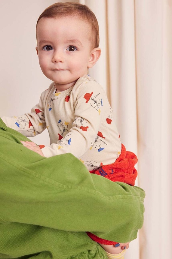 Bobo Choses body niemowlęce Magic Flute Produkt niemowlęcy beżowy 224AB002