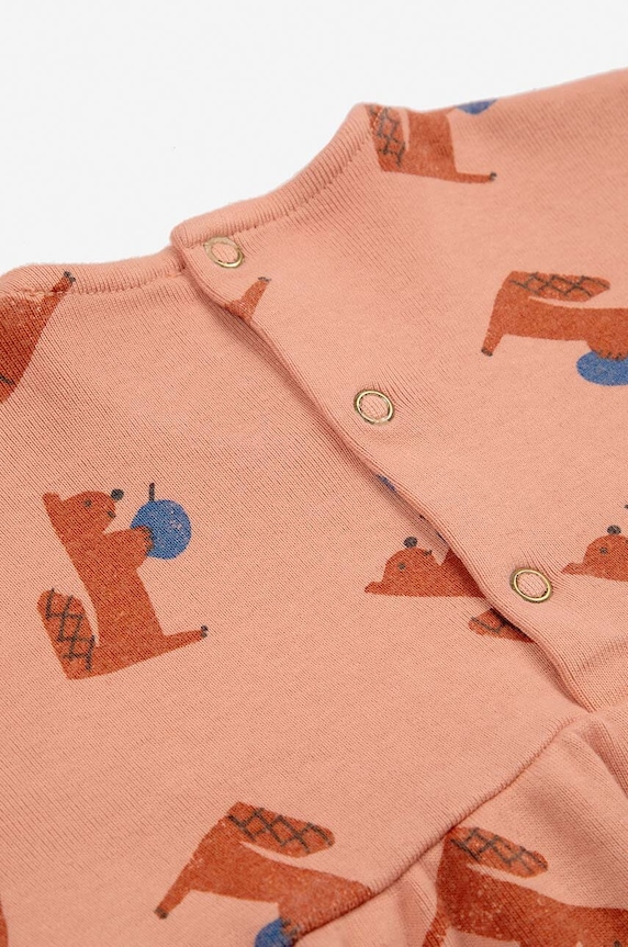 Αγορίστικα Βρεφικά φορμάκια Bobo Choses Hungry Squirrel 224AB073 πορτοκαλί