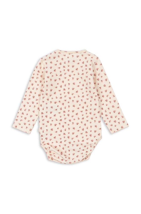 Konges Sløjd body niemowlęce BASIC LS BODY GOTS KS101413 beżowy AW24