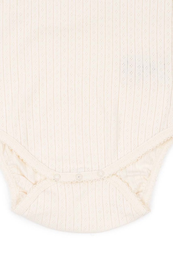 Konges Sløjd body bawełniane niemowlęce MINNIE BODY GOTS KS101606 biały