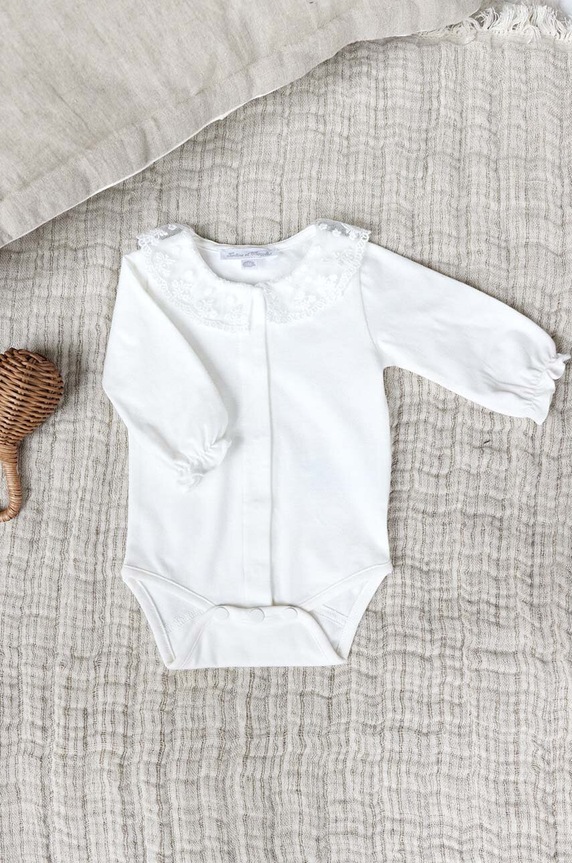 Kojenecké body Tartine et Chocolat bílá TZ11050