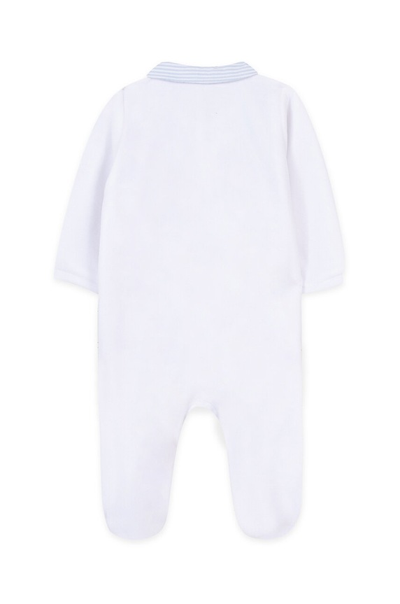 Chłopiec Tartine et Chocolat rampers niemowlęcy TZ54120 biały